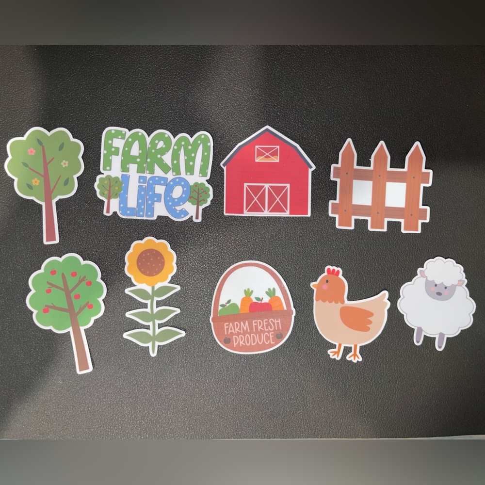 Farm Life Vinyl Sticker Set